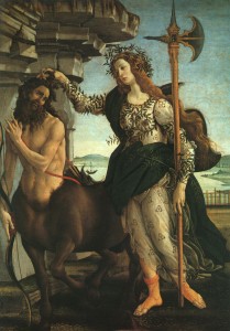 Minerva amb un centaure
